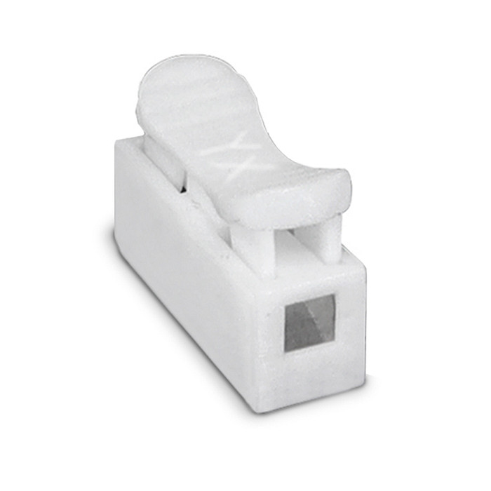 Kit 100 Conector Rápido Emenda 1 Vias Inline Cabo até 2,5mm² Corrente Máx. 10a - CH-1