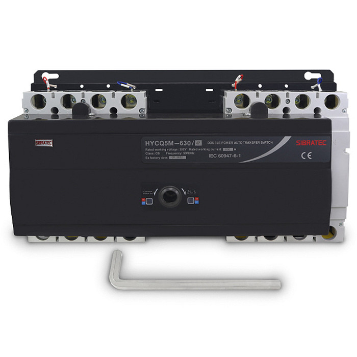 Chave de Transferência Automática 630A 4 Polos Rede Gerador - HYCQ5M