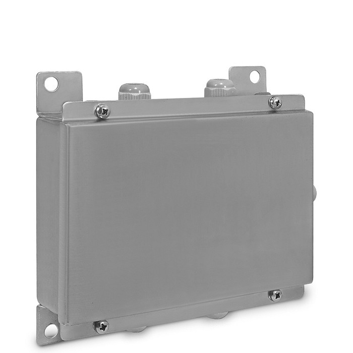 Caixa de Junção Aço Inox para até 4 Células de Carga com Ajuste - CXJI-4E