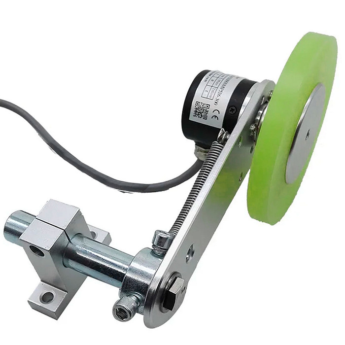 Kit Encoder Incremental com Suporte Metálico e Roldana com Amortecimento de Impacto
