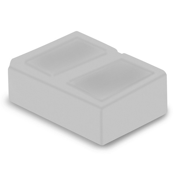 Capa de proteção Botão Duplo XB2-EL8325 Retangular sem Iluminação sem Ressalto