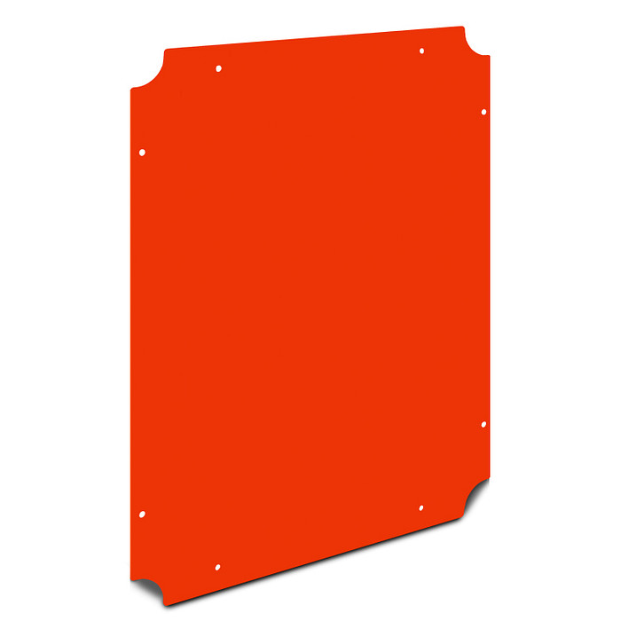 Placa de Montagem 46,5x36,5cm para Quadro GG 48x38x17cm Metálico cor Laranja