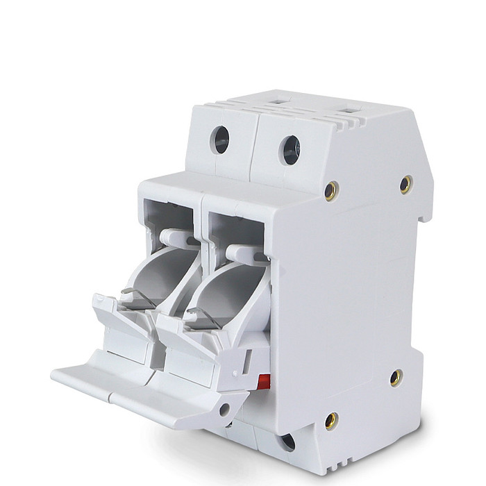 Porta Fusível Cartucho 2 Polos até 63A RO16 14x51mm 690V com LED Indicador - RT18-63