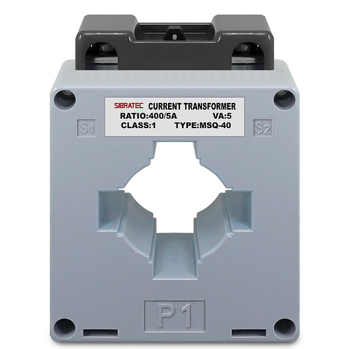 Transformador de Corrente (TC) Relação de 400/5A - Furo cabo 31mm - MSQ40