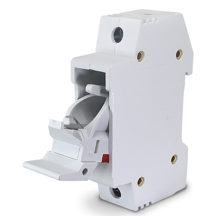 Porta Fusível Cartucho 1 Polo até 63A RO16 14x51mm 690V com LED Indicador - RT18-63