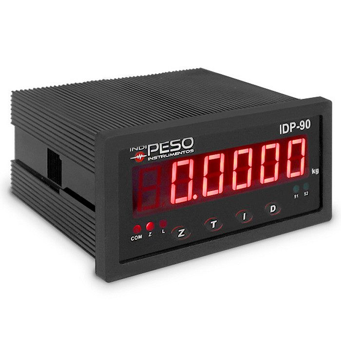 Indicador de Peso Porta RS485 Modbus RTU 24V 48x96mm - IDP-90P