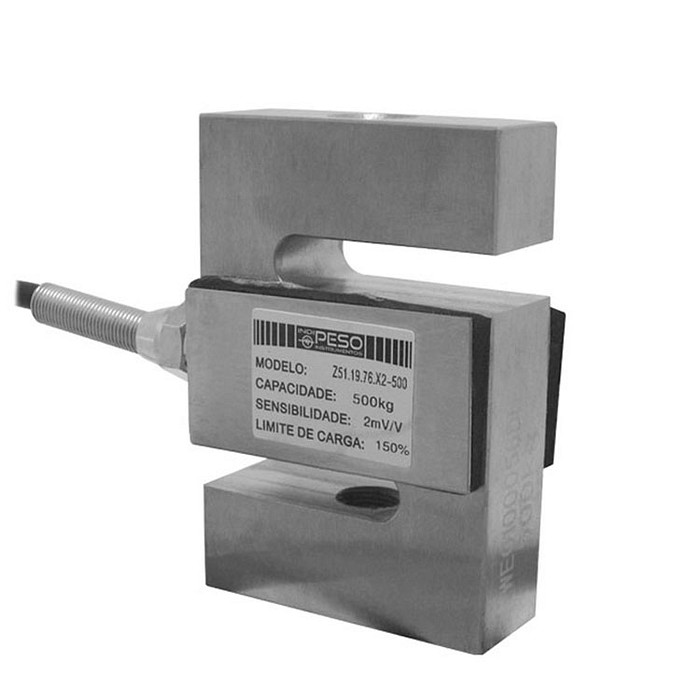 Célula de Carga tipo Z de Tração Capacidade 500Kg Rosca M12 - SZ51X-500