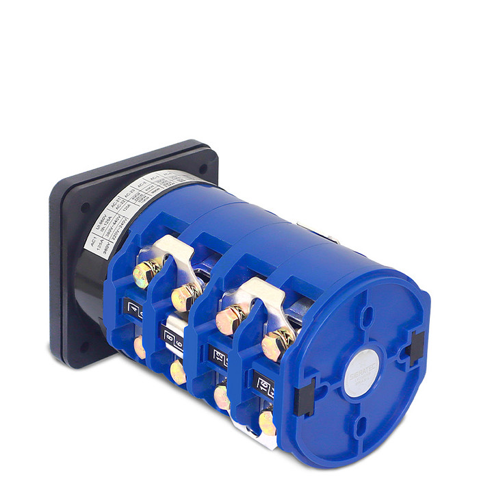 Chave Rotativa Manual Estrela Triangulo 3 Polos 125a para Porta De Painel - LW28-125A-YD