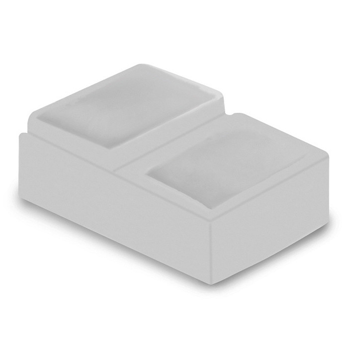 Capa de proteção Botão Duplo XB2-EL8425 Retangular sem Iluminação com Ressalto