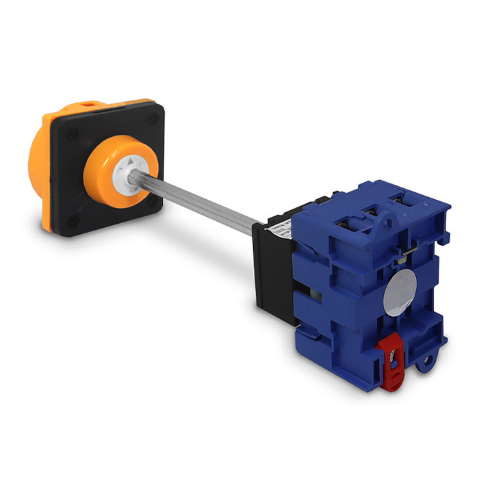 Chave Liga Desliga Rotativa 40A 3 Polos com Haste para Porta de Painel - D11-40A