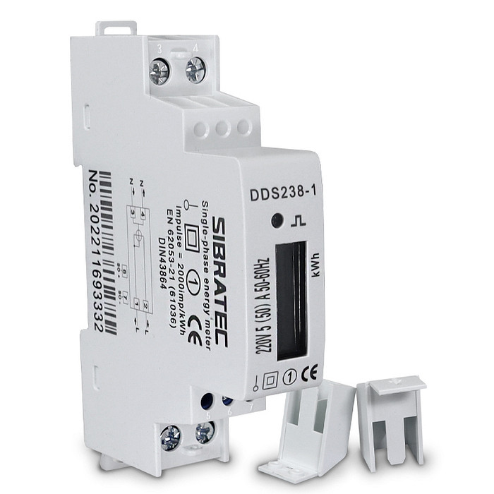 Medidor de Energia kWh Monofásico Medição Direta até 50A - DDS238-1
