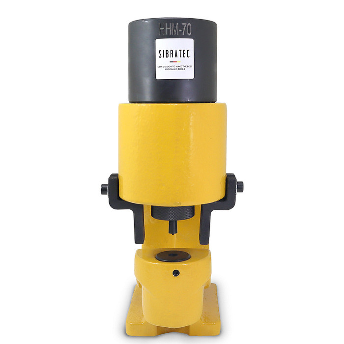 Perfurador Hidráulico de Barramentos de Cobre até 12mm de Espessura - HHM-70