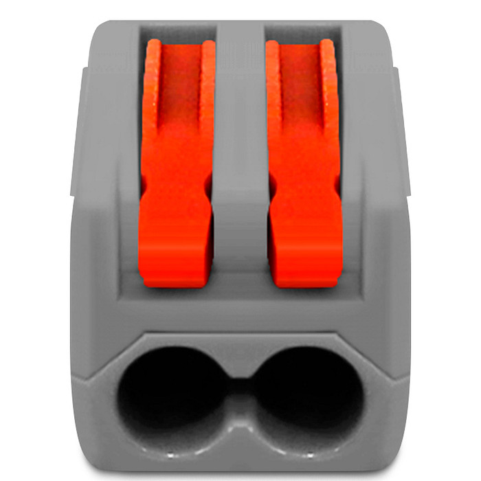 Conector de Emenda Rápida 2 Vias Conectadas para Cabo até 4mm² Corrente máx. 32A - KV412
