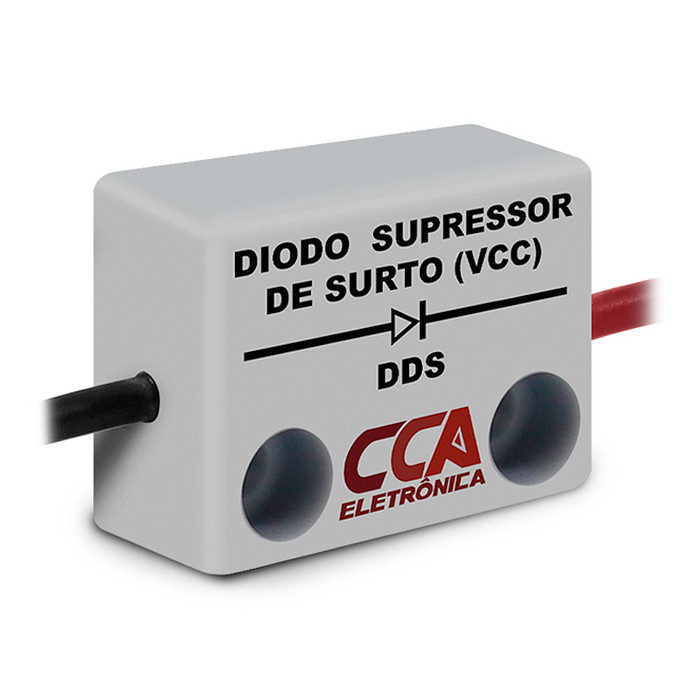 Filtro Diodo Supressor de Surto / Ruido Corrente Contínua 0-24Vdc - DDS