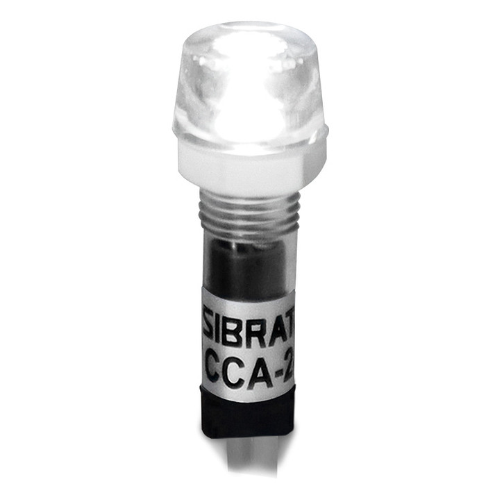 Sinaleiro LED Branco 110V-220V Padrão 9mm - Tipo "Olho de Boi"