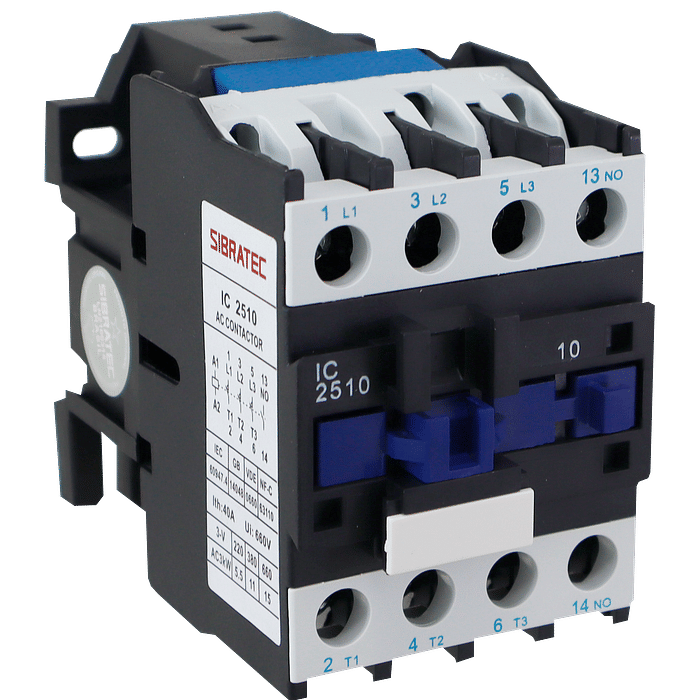 Contator Tripolar 25A Bobina 220V com Contato aux. 1NA