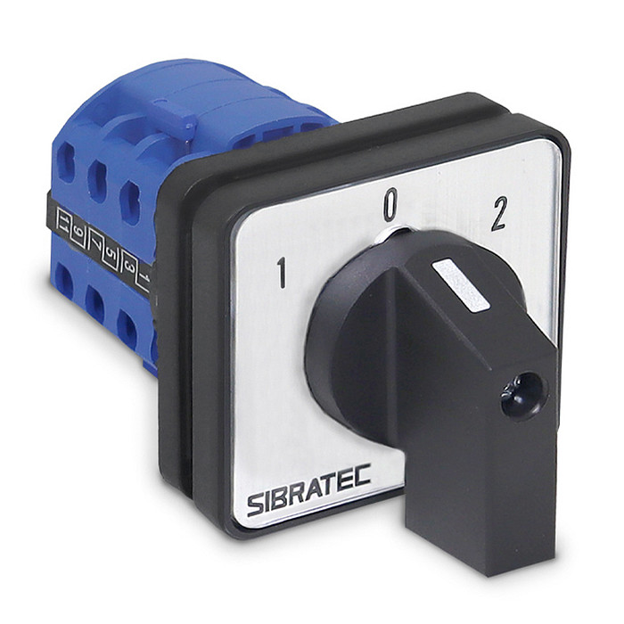 Chave Reversora Rotativa Trifásica 20A (1-0-2) Porta de Painel - LW26R