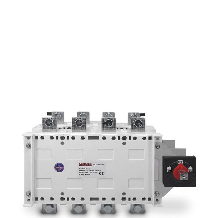 Chave de Transferência Manual 630A 4 Polos 3 Posições Rede Gerador - SGLZ