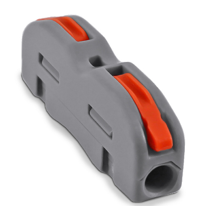 Conector de Emenda Rápida 1 Via 1 Polo para Cabo até 4mm² Corrente máx. 32A - KV212