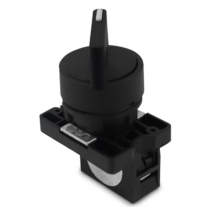 Chave Seletora com 2 Posições 1NA Plástica 22mm Manopla Longa - EJ21