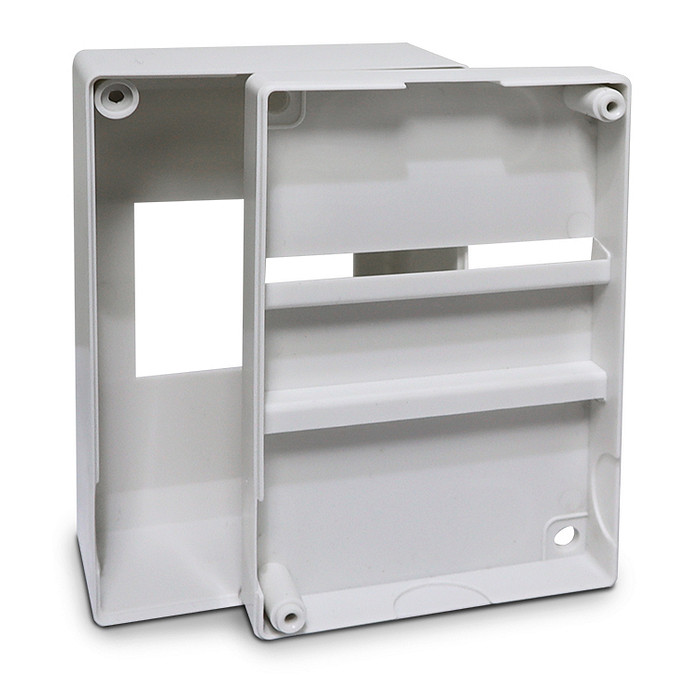 Caixa Plástica de Sobrepor para Disjuntor DIN de 3 e 4 Polos - QDS-4P