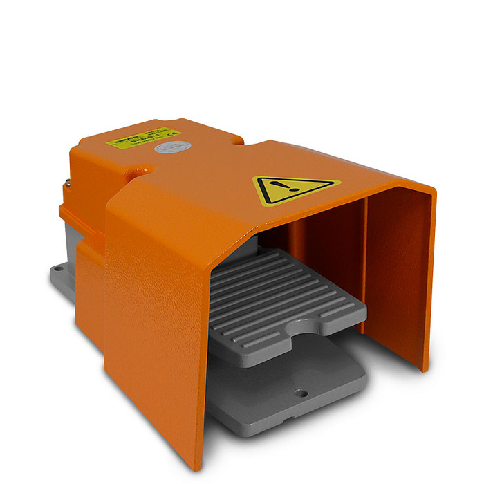 Pedaleira Metálica com Capa Proteção Lateral e Superior com 1 Contato Reversível - SFMS1