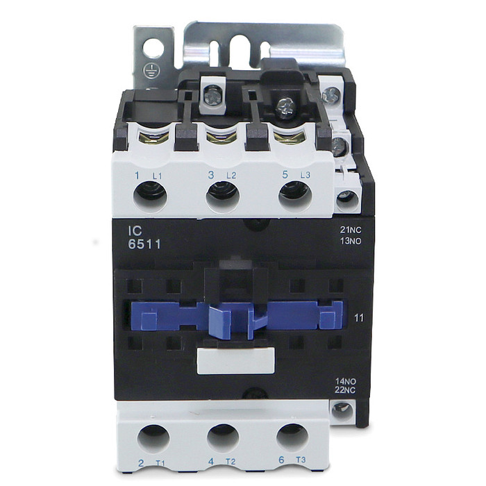 Contator Tripolar 65A 6511 Bobina 220V com 2 Contato aux. 1NA+1NF