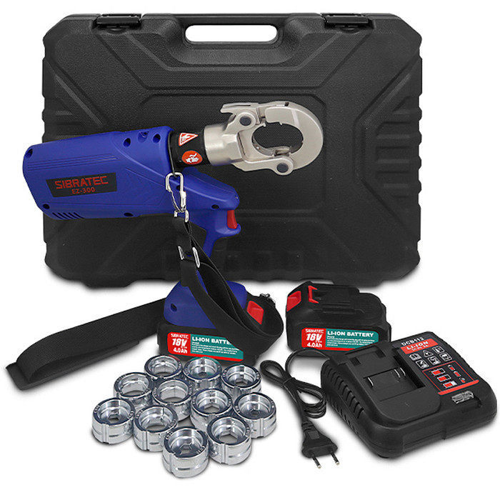 Alicate Elétrico Crimpagem de Terminais à Compressão 16-300mm² - EZ-300