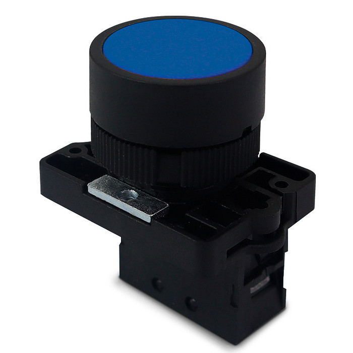 Botão de Impulso Azul 1NA Plástico 22mm - XB2-EA61