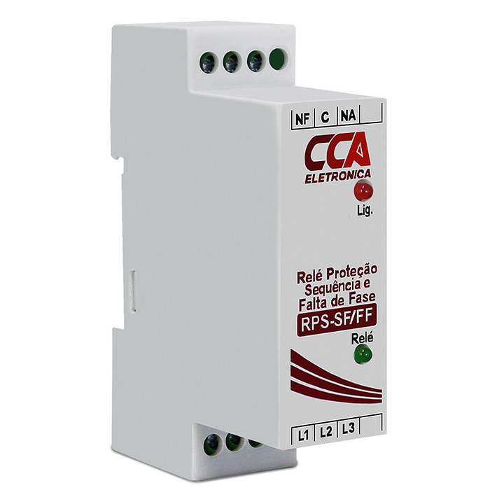 Relé Sequência e Falta de Fase Assimetria Proteção Trifásico 220V