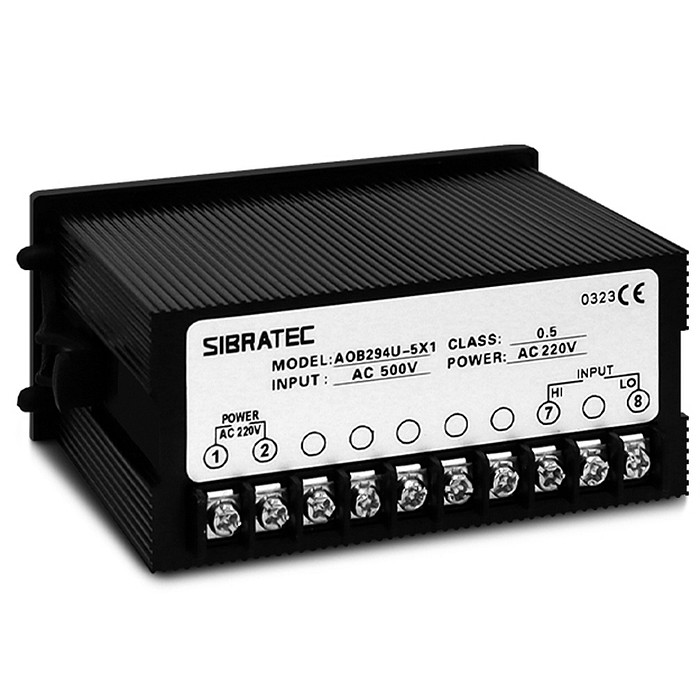 Voltímetro Digital Medição 0-500V sem Saída de Alarme 48x96mm - AOB294U-5X1