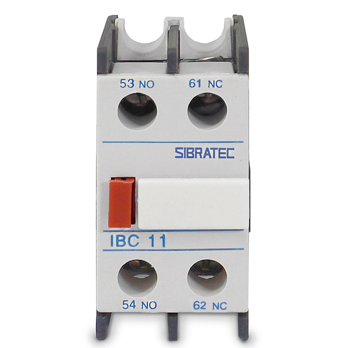 Bloco de Contato Auxiliar 1NA+1NF para Contatores de 9A até 32A  - IBC11