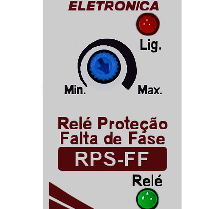 Relé Falta de Fase Trifásico 220V Proteção Neutro Selecionável - RPS-FF
