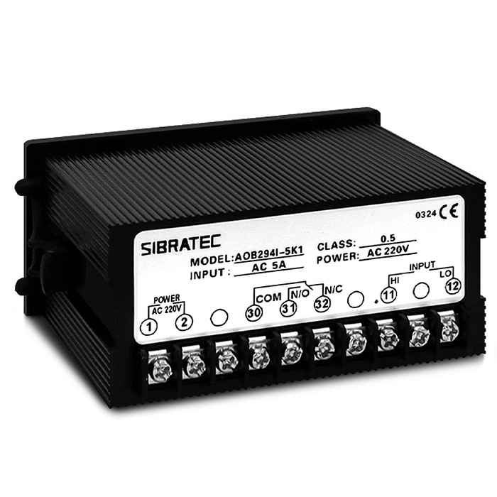 Amperímetro Digital Medição 0-5A (TC) COM Saída de Alarme 48x96mm - AOB294I-5K1