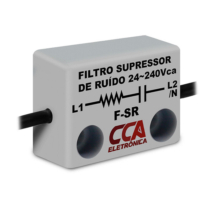 Filtro Diodo Supressor de Surto / Ruido Corrente Alternada 24-240V - F-SR
