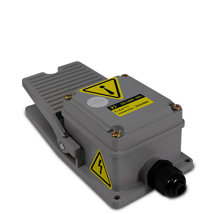 Pedaleira Metálica sem Capa de Proteção com 1 Contato Reversível - LLJFS14