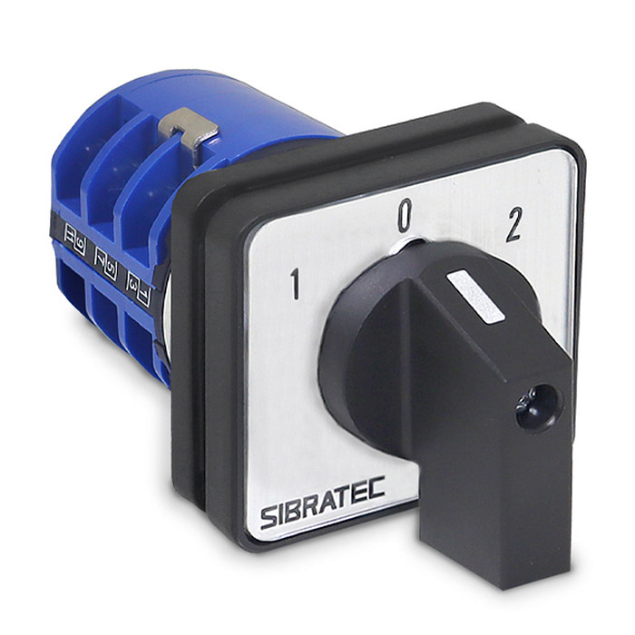 Chave Reversora Rotativa Trifásica 32A (1-0-2) Porta de Painel - LW26R