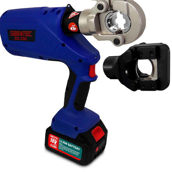 Alicate Elétrico Corte e Crimpagem de Terminais à Compressão 300mm² - EZ-45A/300