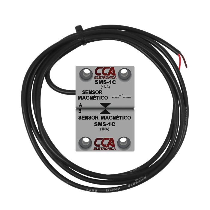 Sensor Magnético de Proximidade 1NA - Emissor + Receptor - SMS-1C