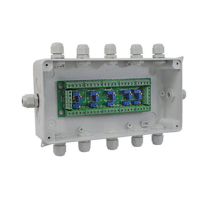 Caixa de Junção para até 10 Células de Carga com Ajuste (Rodoviária) - CXJP-10S