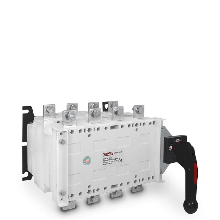 Chave de Transferência Manual 630A 4 Polos 3 Posições Rede Gerador - SGLZ
