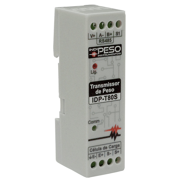 Conversor De Peso para Célula Carga Programável Rs485 + Saída Digital e Analógica