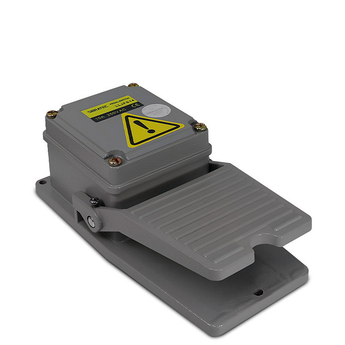 Pedaleira Metálica sem Capa de Proteção com 1 Contato Reversível - LLJFS14