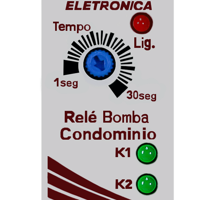 Relé Bomba Condomínio 220V (Revezamento de Bombas) - RBCONDS-220V