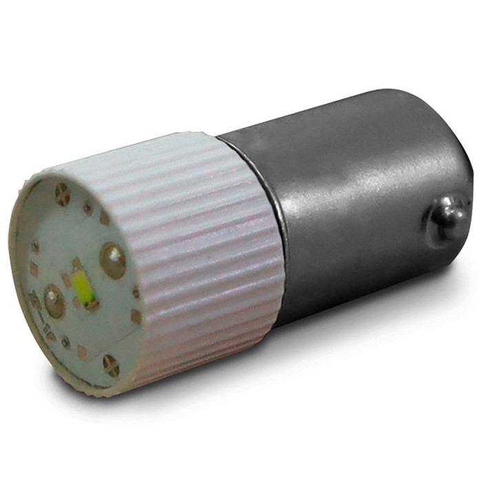 Lâmpada LED 220V Soquete E7 para Botões e Seletoras com Iluminação - BA9S