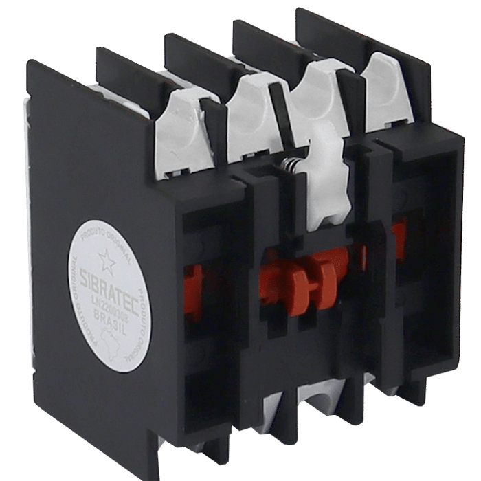 Bloco de Contato Auxiliar  2NA 2NF para Contatores de 9A até 32A  - IBC22