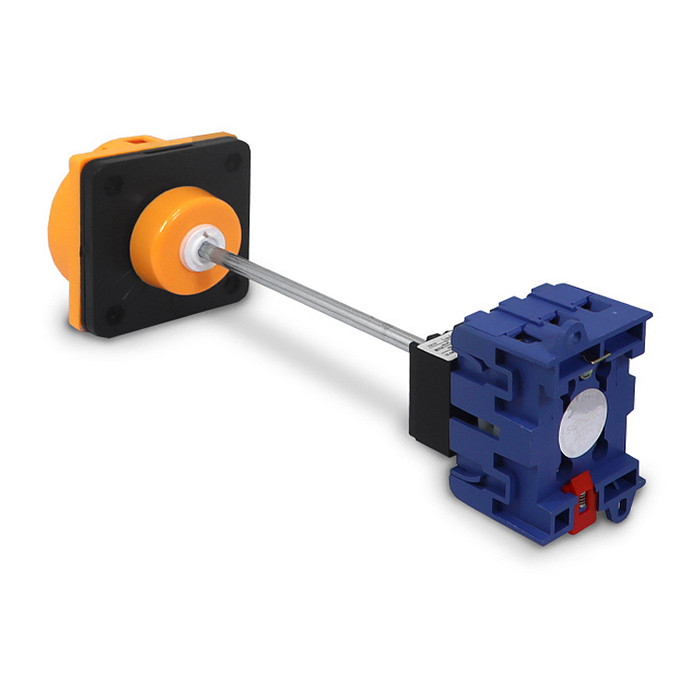 Chave Liga Desliga Rotativa 25A 3 Polos com Haste para Porta de Painel - D11-25A