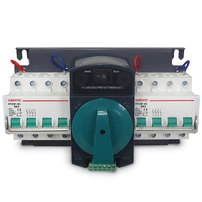 Chave de Transferência Automática 63A 4 Polos Rede Gerador - HYCQ5M
