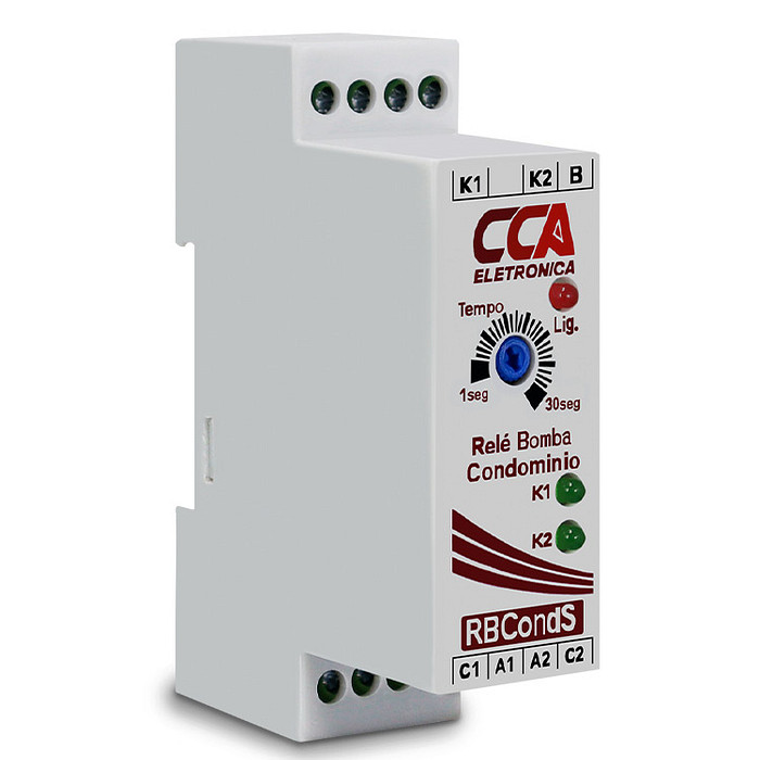 Relé Bomba Condomínio 220V (Revezamento de Bombas) - RBCONDS-220V