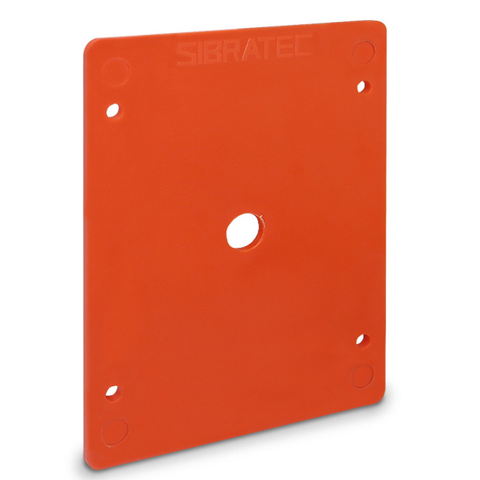 Placa de Montagem 16,5x12cm para Quadro P 20x14x14cm Plástico cor Laranja